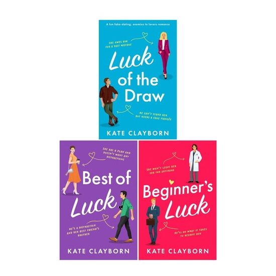 Chance of a Lifetime Series 3 Books Collection Set by Kate Clayborn (Beginner's Luck, Luck of the…