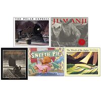 Chris Van Allsburg Collection 5 Books Set (the Polar Express, Jumanji, The Mysteries Of Harris Burdick, The Misadventures Of Sweetie Pie, The Wreck Of The Zephyr)