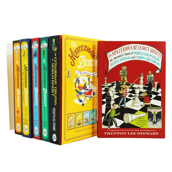 The Mysterious Benedict Society The Complete Series 6 Books Collection Set(the Perilous Journey, The Prisoner's Dilemma, The Riddle Of The Ages And More.)