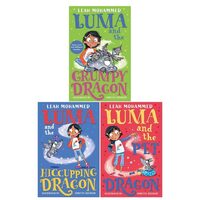 Luma 3 Books Collection Set by Leah Mohammed (Luma and the Pet Dragon, Luma and the Hiccupping Dragon, Luma and the Grumpy Dragon)