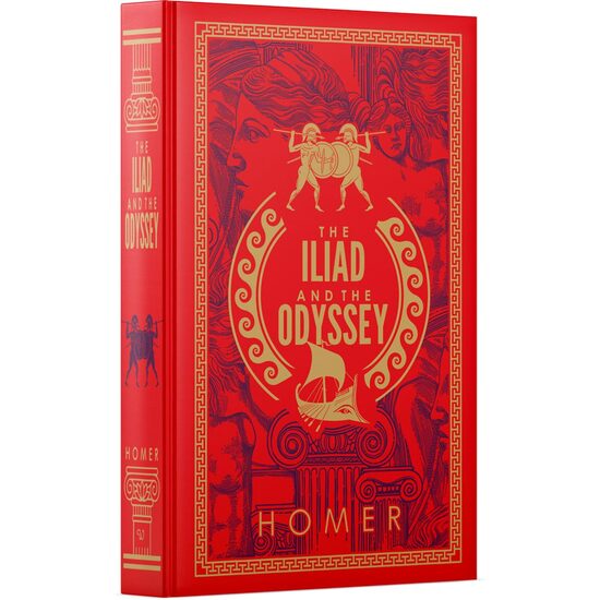 Homer: The Iliad And The Odyssey (deluxe Leatherbound)