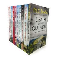 Hamish Macbeth Murder Mysteries 10 Books Set Collection By M.C Beaton