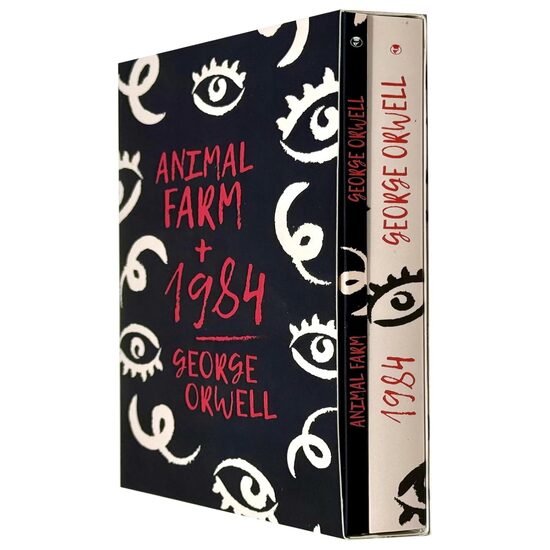 George Orwell 2-Book Collection Set: 1984 & Animal Farm | Classic Dystopian Novels