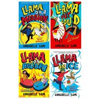Llama Out Loud Series 4 Books Collection Set (Llama Out Loud, Llama on a Mission, Llama on Holiday & Llama On Ice)