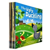 Children Picture Storybook 10 Books Collection Set (The Ugly Duckling, Goodnight I Love You, Aladdin, The Wizard of Oz, Alice in Wonderland, The Three Billy Goats Gruff, The Velveteen Rabbit and More)