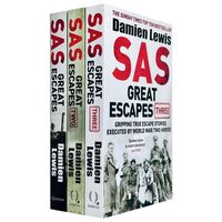 Damien Lewis SAS Great Escapes Series Collection 3 Books Set (SAS Great Escapes, SAS Great Escapes Two & SAS Great Escapes Three)