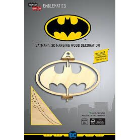 IncrediBuilds DC Comics: Batman Logo Ornament - Imagine 1