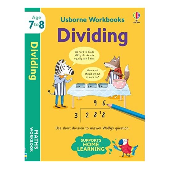 Usborne Workbooks Dividing 7-8