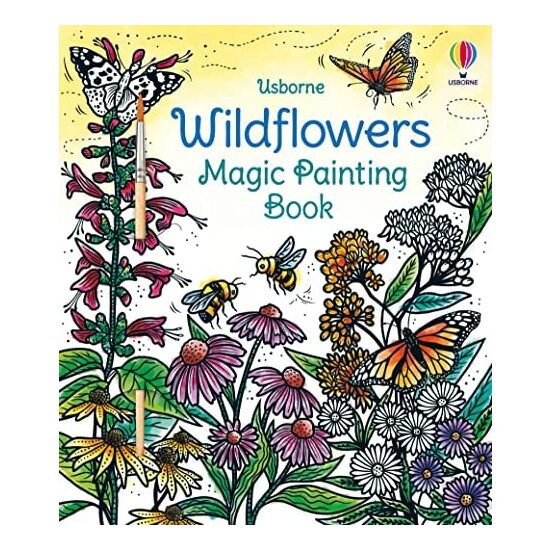 Wild Flowers Magic Painting Book