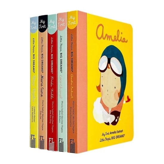 Little People, Big Dreams - Series 1 (5 Books Collection) (Maya Angelou, Marie Curie, Frida Kahlo, Coco Chanel, Amelia Earhart)