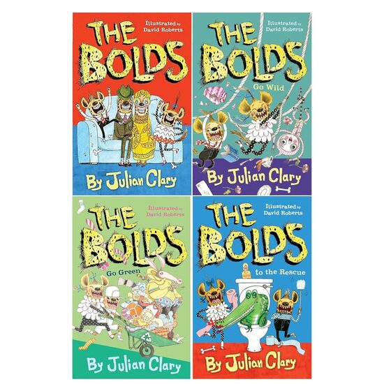 Julian Clary The Bolds 4 Books Collection Set