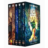Lone Wolf Series Books 1 - 5 Collection Set by Joe Dever (Flight from the Dark, Fire on the Water, Caverns of Kalte, Chasm of Doom & Shadow on the Sand)