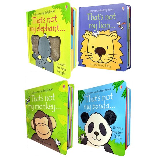 Usborne Thats Not My Animals Collection 4 Books Set