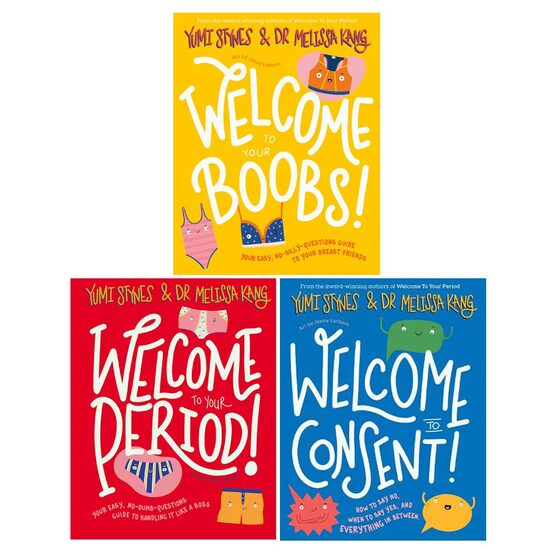 Welcome To a Frank and Funny Guide 3 Books Collection Set, Yumi Stynes, Dr Melissa Kang