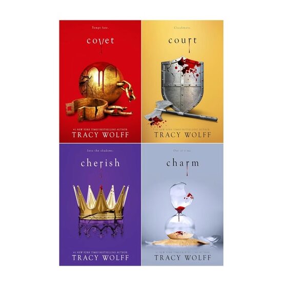 Crave Series 4 Books Collection Set By Tracy Wolff (Covet, Court, Charm & Cherish)