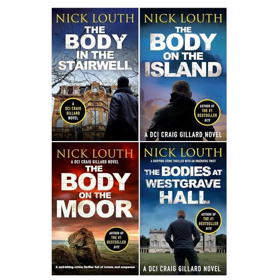 DCI Craig Gillard Crime Thrillers 4 Books Set, Nick Louth