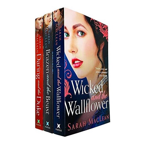 The Bareknuckle Bastards Series 3 Books Collection Set by Sarah MacLean (Wicked and the Duke, Brazen and the Beast & Daring and the Duke)