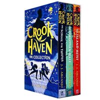 Crookhaven the Collection 3 Books Set By J J Arcanjo(The Island Heist, The School for Thieves & The Forgotten Maze)