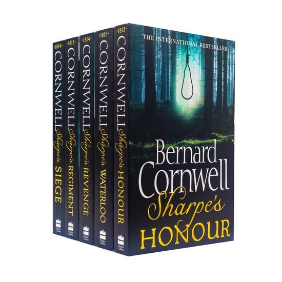 Bernard Cornwell Richard Sharpes Series 16 To 20 - 5 Books Set - Revenge, Regiment, Waterloo, Siege, Honour
