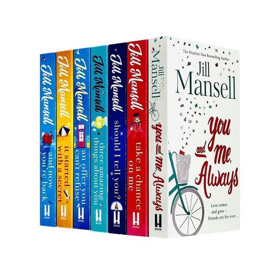 Jill Mansell Collection 7 Books Set (You and Me Always, Take a Chance on Me, Should I Tell You?, Three Amazing Things, An Offer You Can't Refuse, It Started with a Secret & And Now You're Back)
