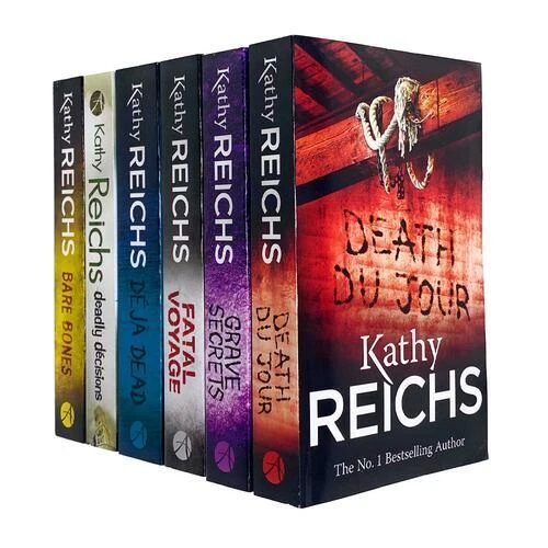 Kathy Reichs Temperance Brennan Collection 6 Books Set Series 1 - Deja Dead, Death Du Jour, Deadly Decisions, Fatal Voyage, Grave Secrets, Bare Bones