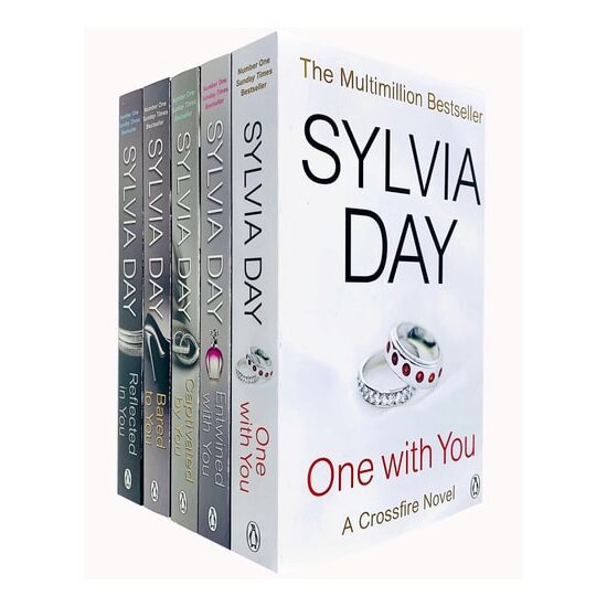 A Crossfire Novel 5 Books Collection Set By Sylvia Day (One With You, Captivated By You, Entwined With You, Reflected In You, Bared To You)