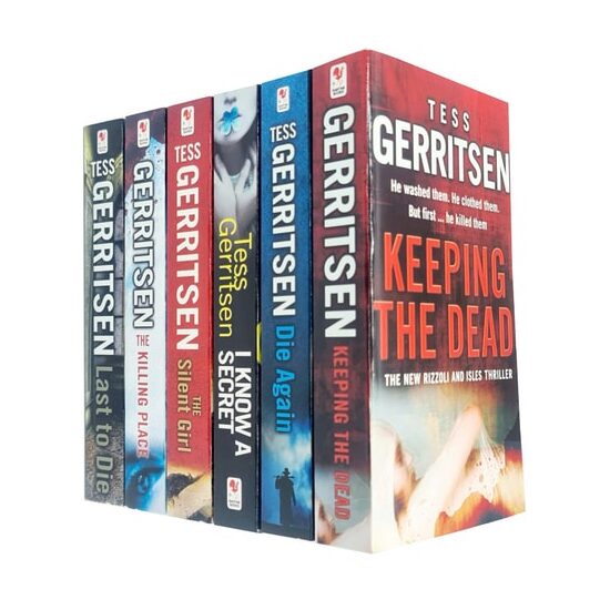 Rizzoli & Isles series 5 Books Collection Set By Tess Gerritsen (Keeping the Dead, The Killing Place, Last to Die, Vanish, The Mephisto Club)