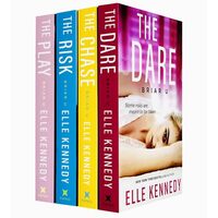 Briar U Series Books 1 - 4 Collection Set by Elle Kennedy (The Chase, The Risk, The Play & The Dare)