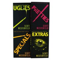 Scott Westerfeld The Uglies Quartet 4 Books Collection Box Set (Uglies, Pretties, Specials, Extras)