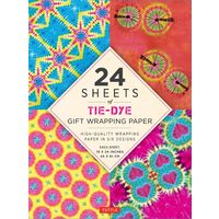 Tie-Dye Gift Wrapping Paper - 24 Sheets 18 X 24 (45 X 61 Cm) Wrapping Paper