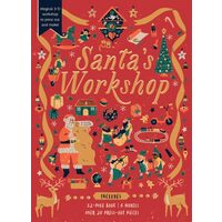 Santa's Workshop Magical 3-D Workshop to Press Out and Make! Includes: 32-page Book, 6 Models, Over 20 Press-out Pieces