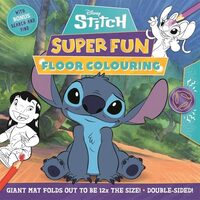 Disney Stitch: Super Fun Floor Colouring (paperback)