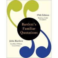 Bartlett's Familiar Quotations