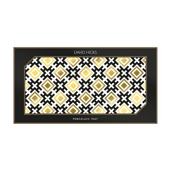 David Hicks-Hicksonian (Neutrals) Large Porcelain Tray