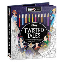 Disney: Twisted Tales Colourmania (Colouring Book and Pencil Set)
