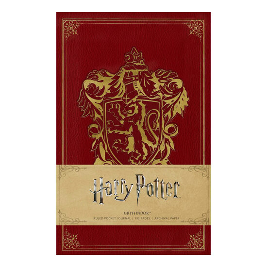 Harry Potter: Gryffindor Ruled Pocket Journal