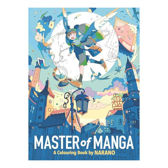 Master of Manga A Colouring Book by Narano