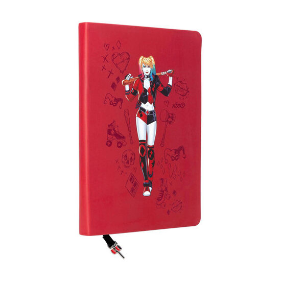 DC: Harley Quinn Journal with Ribbon Charm