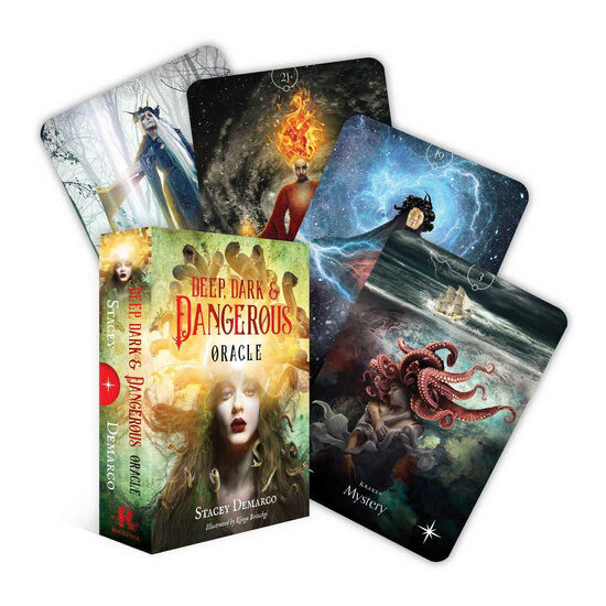 Deep Dark & Dangerous: The Oracle of the Beautiful Darkness (44 full-color cards and 128-page book)