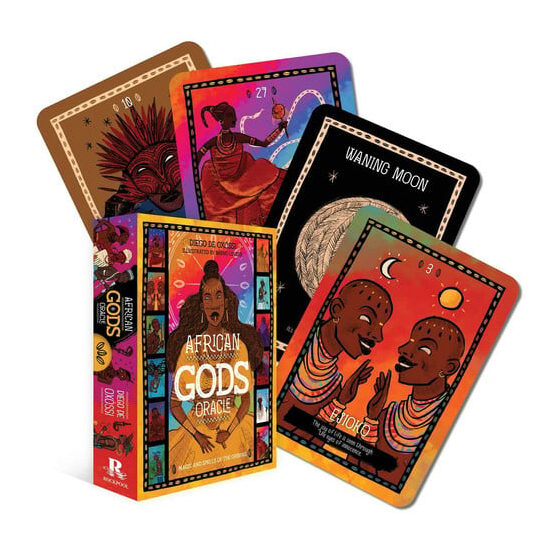 African Gods Oracle: Magic and Spells of the Orishas (36 Gilded Cards and 128-Page Full-Color Guidebook)