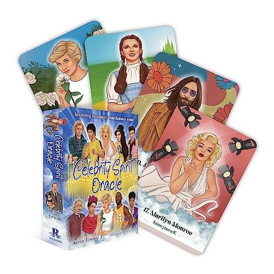 Celebrity Spirit Oracle: Inspiring Messages From the Famous Icons (36 Gilded Cards and 112-Page Full-Color Guidebook)