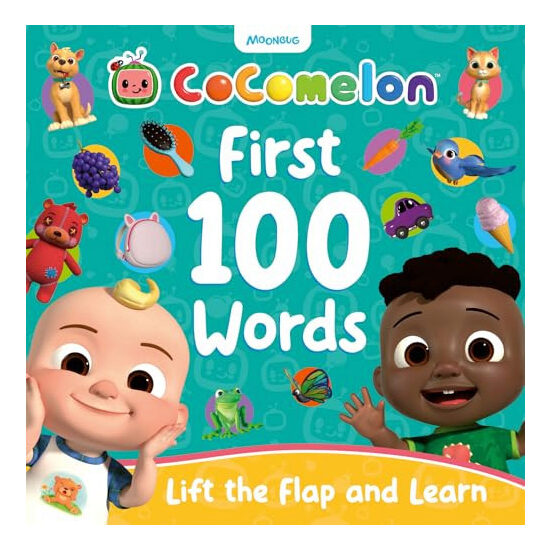 CoComelon First 100 Words Lift-the-Flap Book