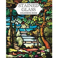 Stained Glass Colouring Book