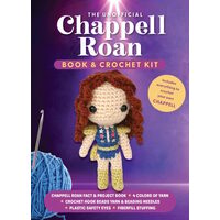 The Unofficial Chappell Roan Book and Crochet Kit Includes Everything to Crochet Your Own Chappell-Chappell Roan Fact and Project Book, 4 Colors of Yarn, Crochet Hook, Sequins, Yarn and Beading Needles, Plastic Safety Eyes, Fiberfill Stuffing