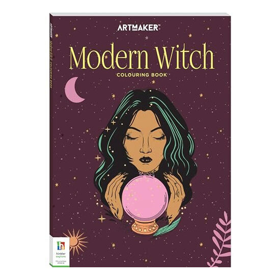 Art Maker Modern Witch Colouring Book
