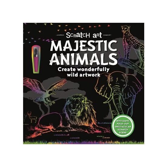 Sparkpool Majestic Animals (Scratch Art for Adults).