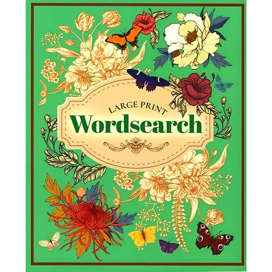 Large Print Wordsearch (Butterflies)