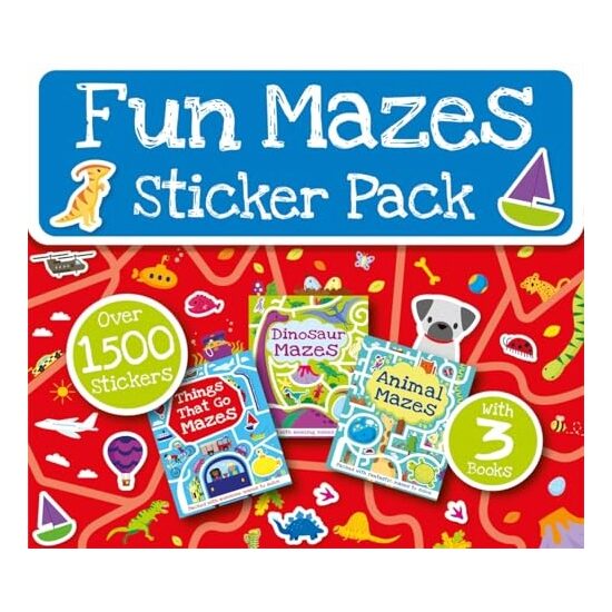 Fun Mazes Sticker Pack - Igloo Books Ltd - Imagine 1