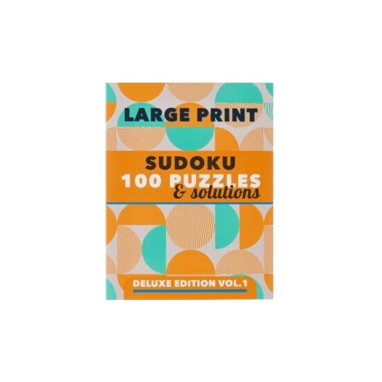 Large Print Puzzle Book - Sudoku 100 Puzzles & Solutions