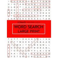 Ultimate Large Print Wordsearch - Red
